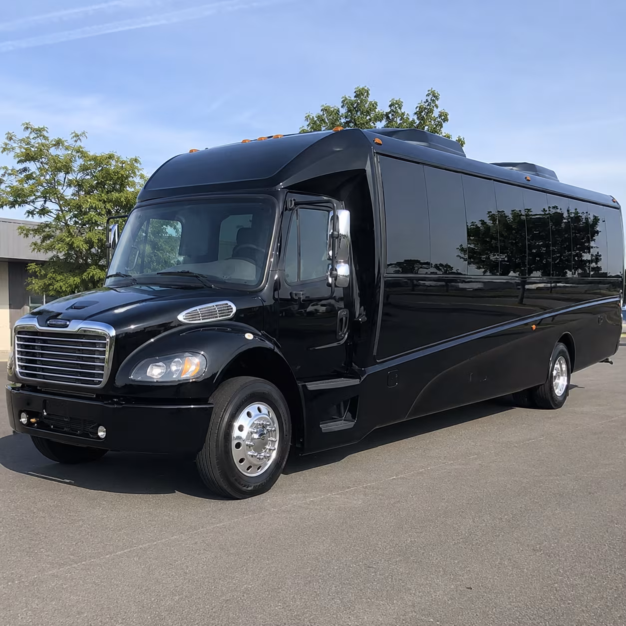 Austin Airport Shuttle & Transportation party bus exterior