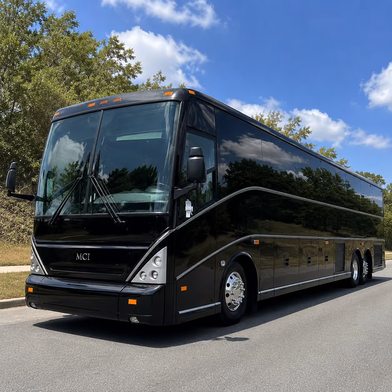 Austin Airport Shuttle & Transportation party bus exterior