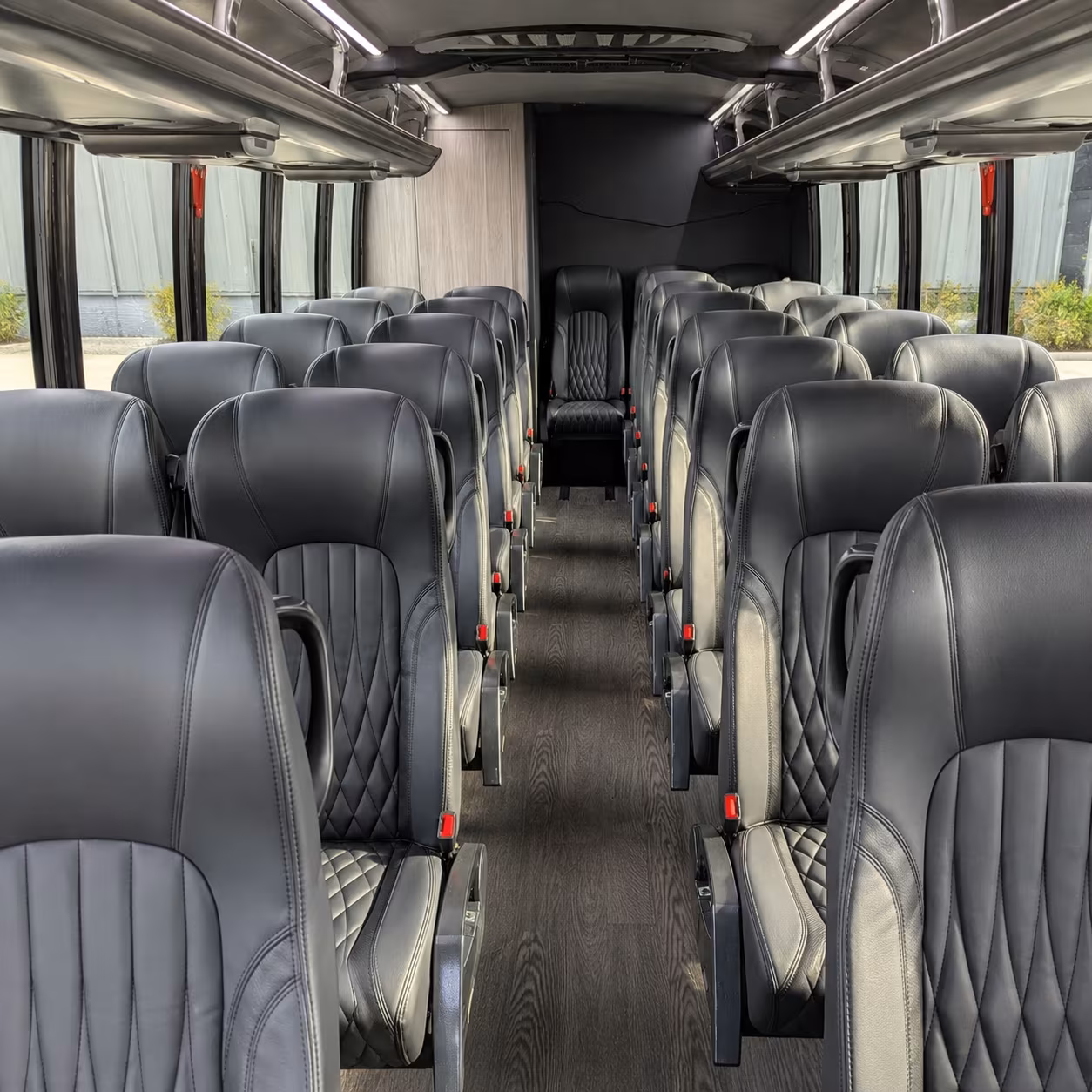 Austin Airport Shuttle & Transportation party bus exterior