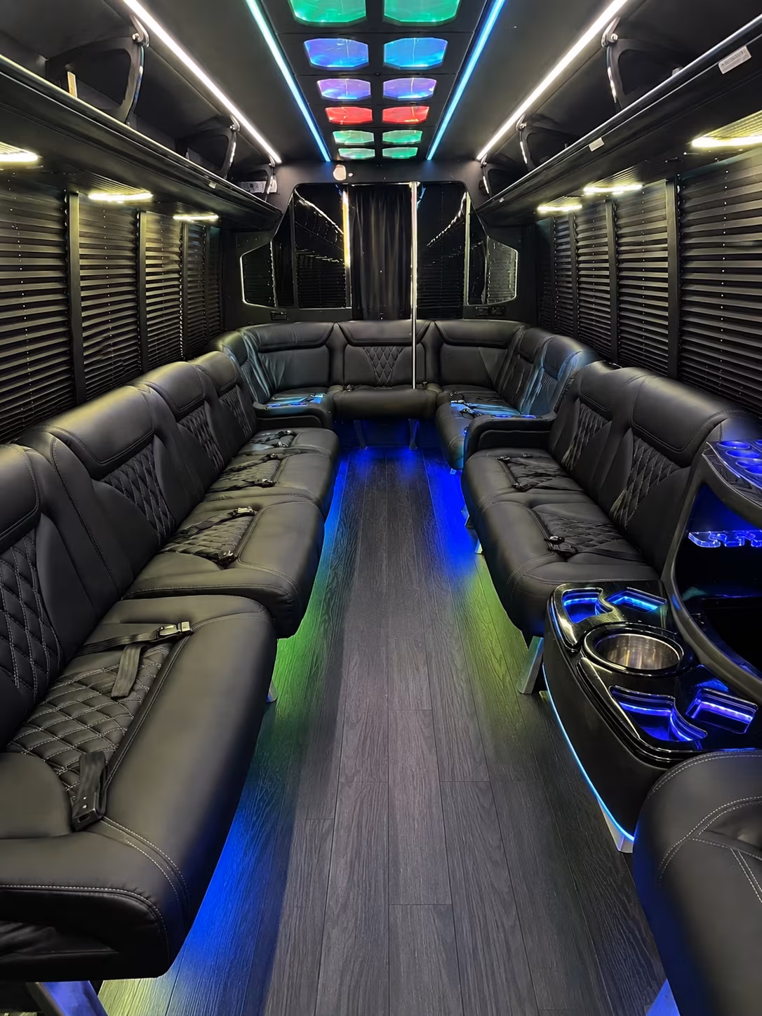 Austin Bachelor & Bachelorette Transportation party bus exterior