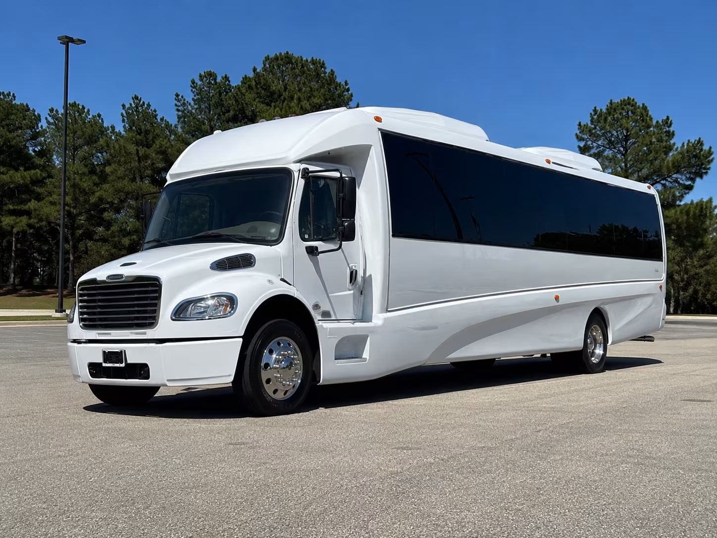 Austin Birthday, Sweet 16, & Quinceañera Transportation party bus exterior