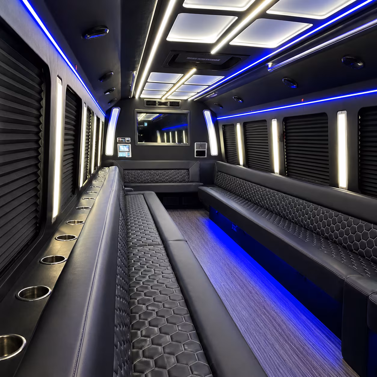 Austin Concert & Music Festival Transportation party bus exterior