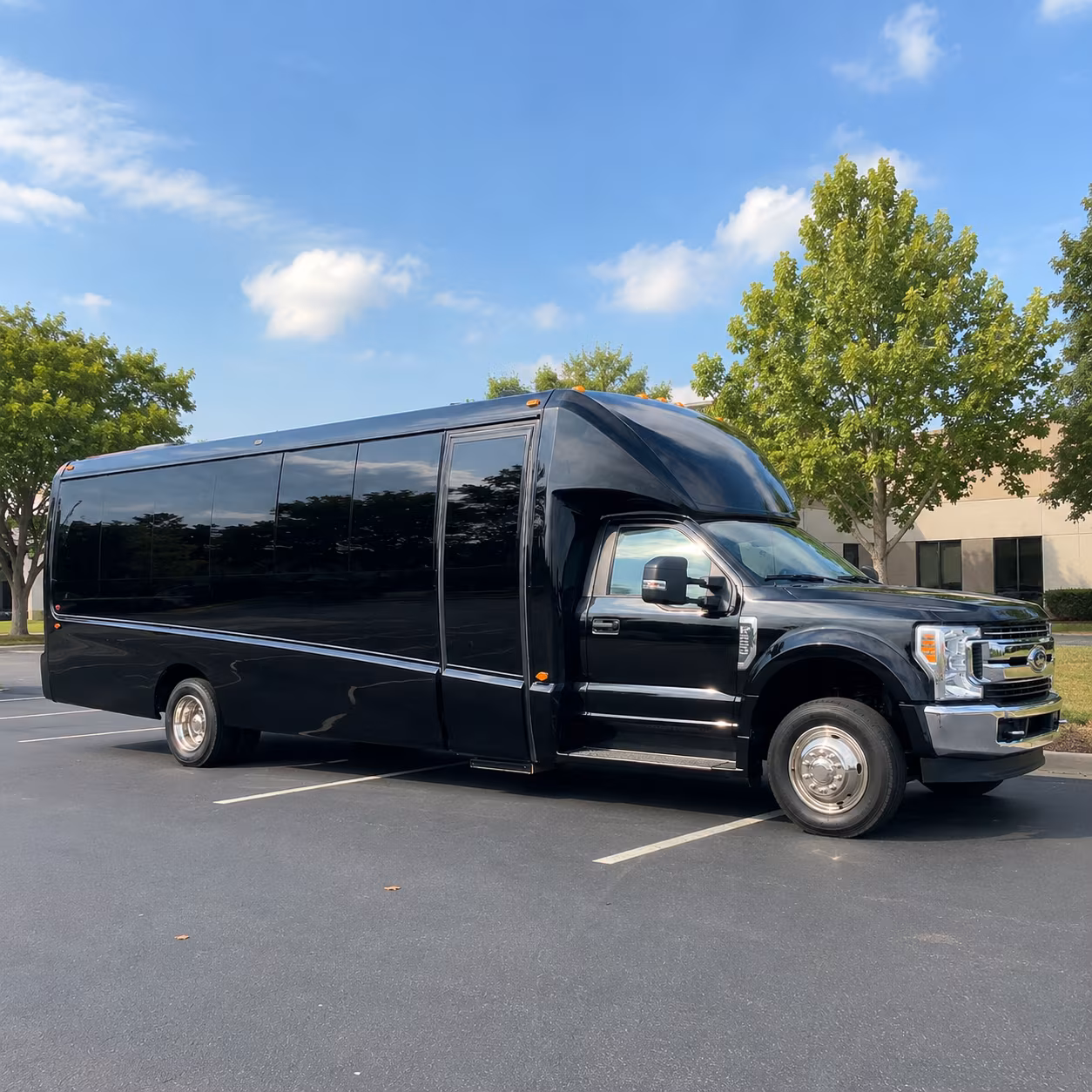 Austin Corporate Transportation party bus exterior