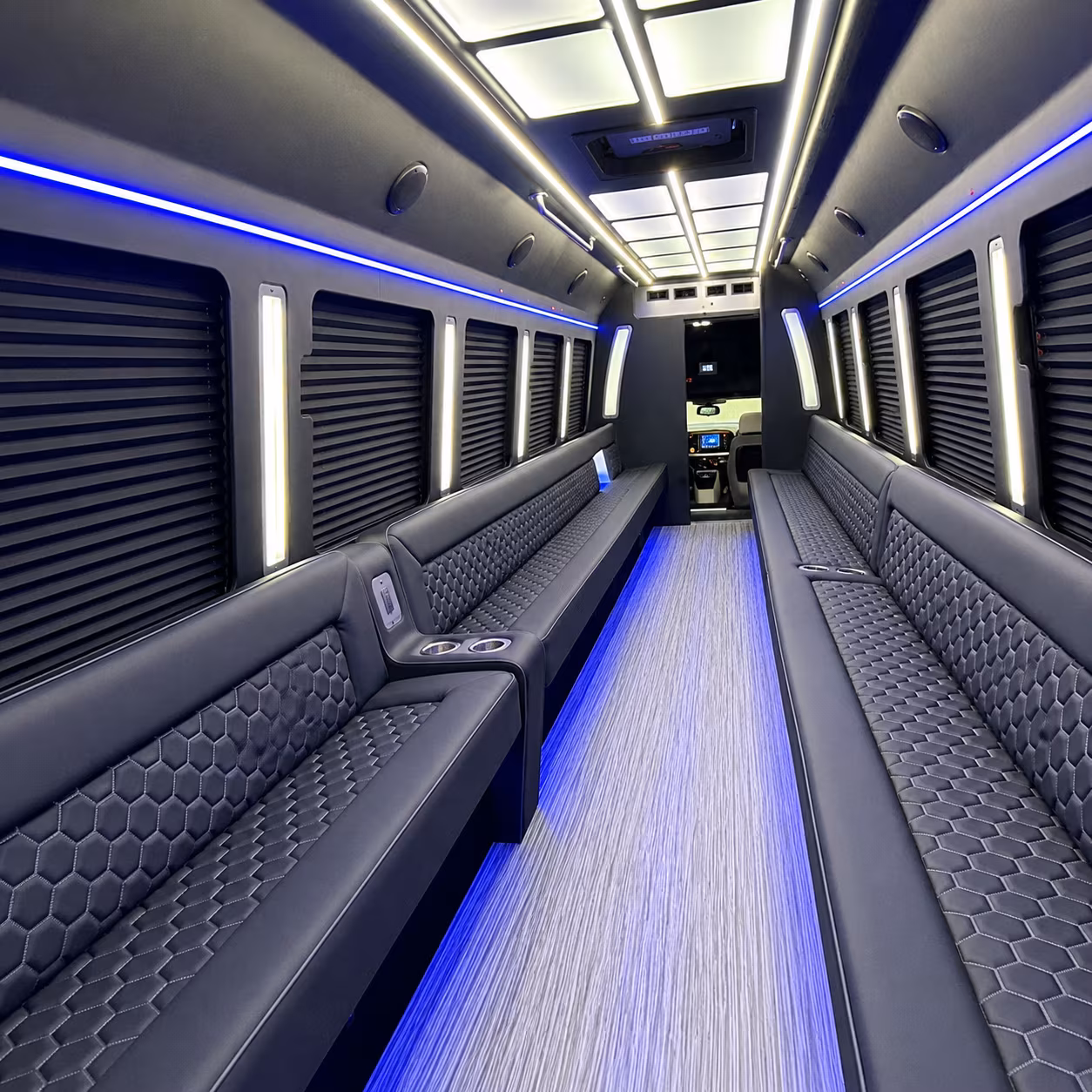 Austin Prom & Homecoming Transportation onboard seating