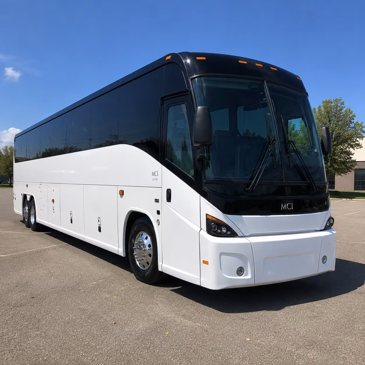 Austin School Event Transportation party bus exterior