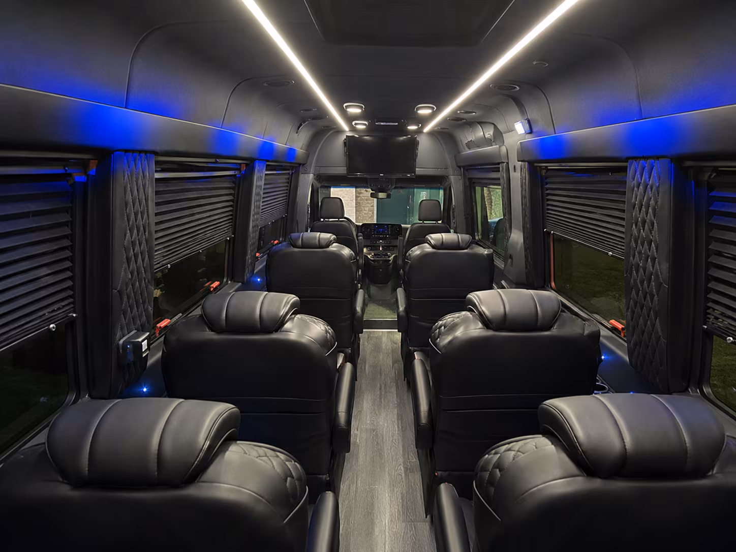 Austin School Event Transportation onboard seating