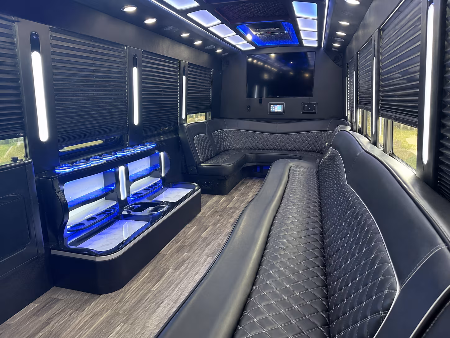Austin Sporting Event Transportation onboard seating