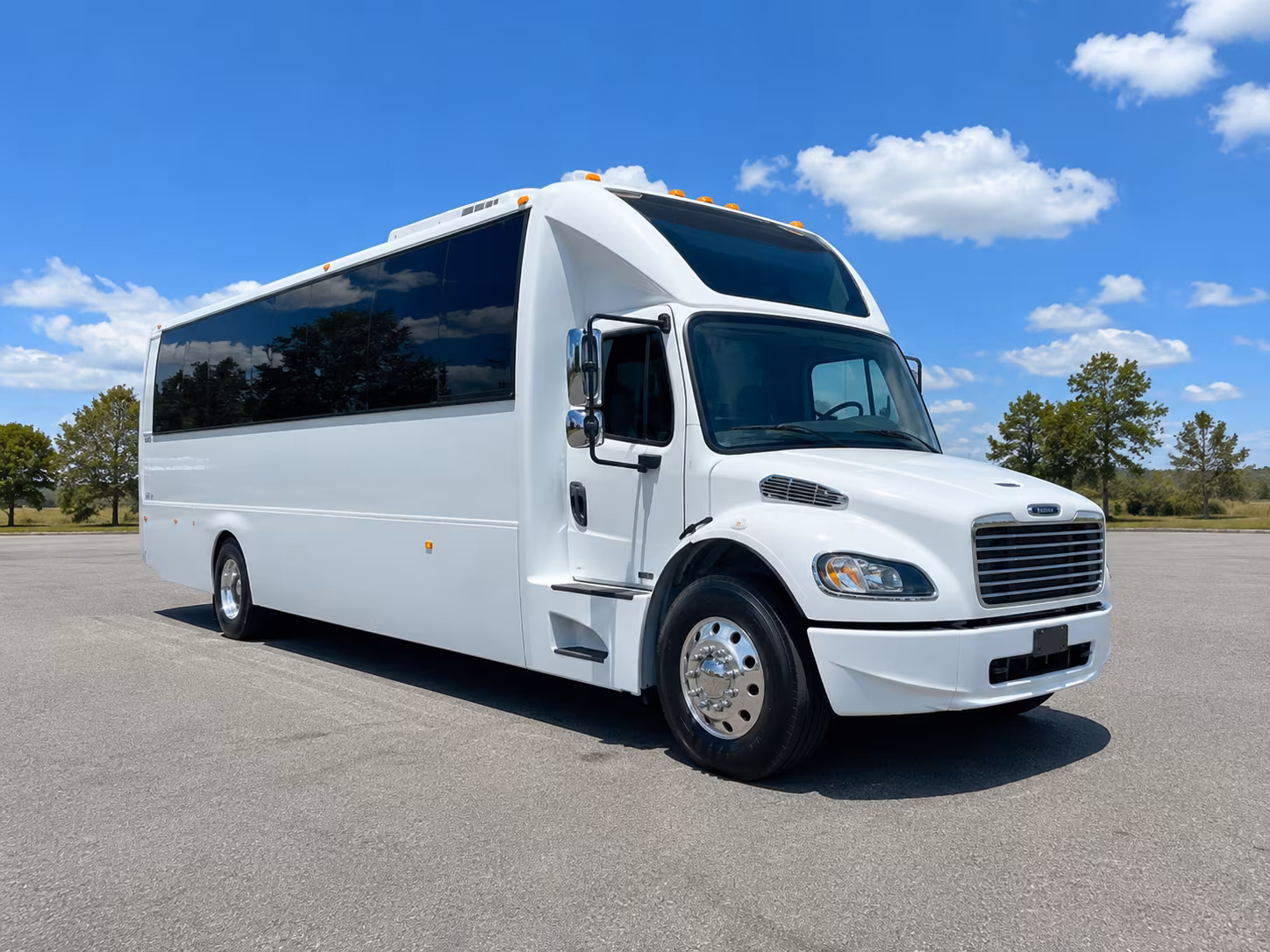 Austin Sporting Event Transportation party bus interior